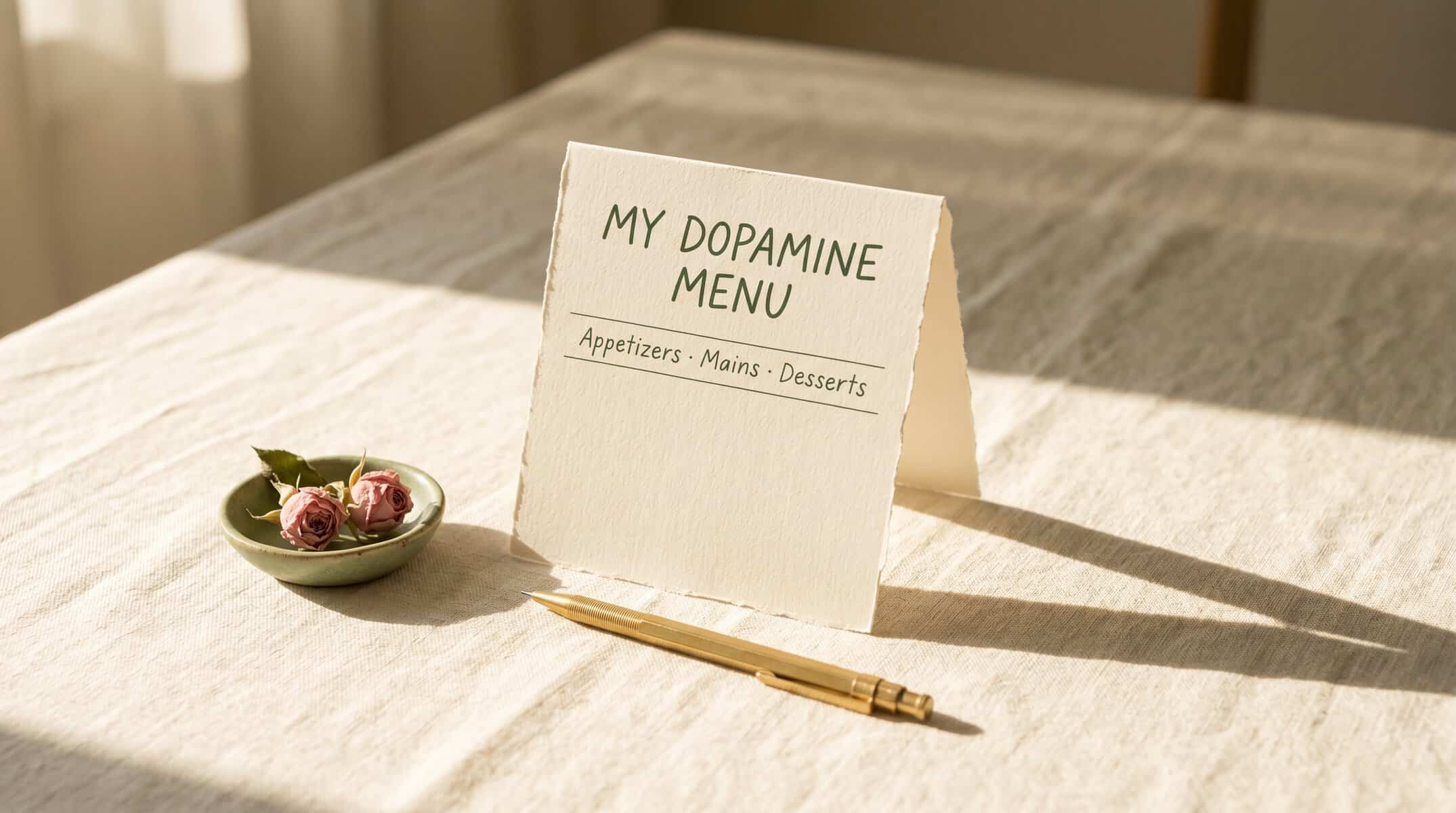 What Is a Dopamine Menu? (And Why Every ADHD Brain Needs One)