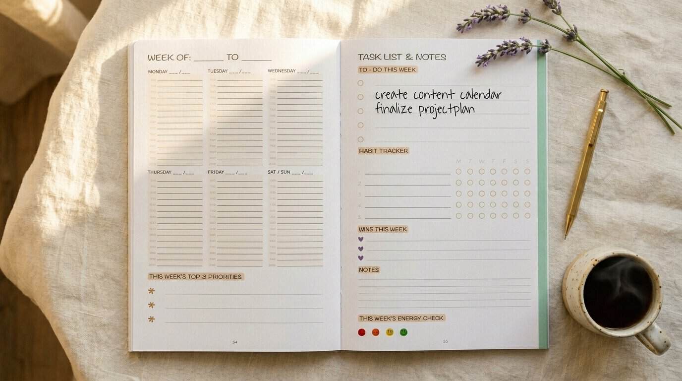 ADHD Planning for the Week You’re Actually Having: High, Medium or Recovery