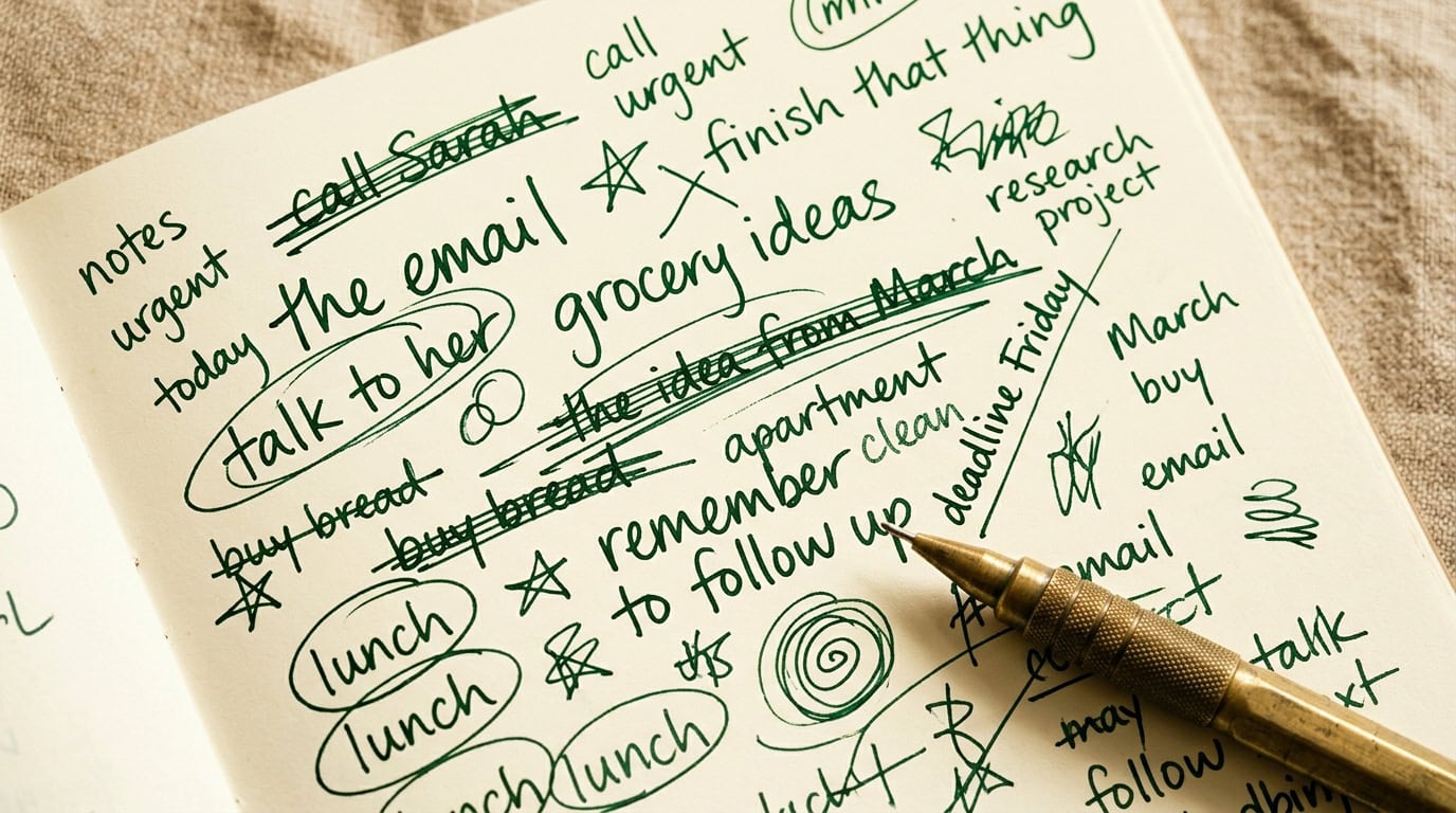 The ADHD Yearly Brain Dump: One Page That Clears What Weekly Dumps Miss
